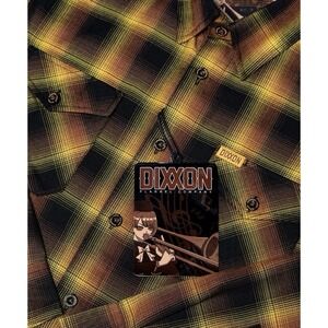 NEW In Bag! Sold Out at Dixxon "The Rusty Trombone" Men's Flannel Shirt Size XL